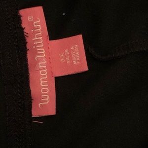 Woman within black skirt